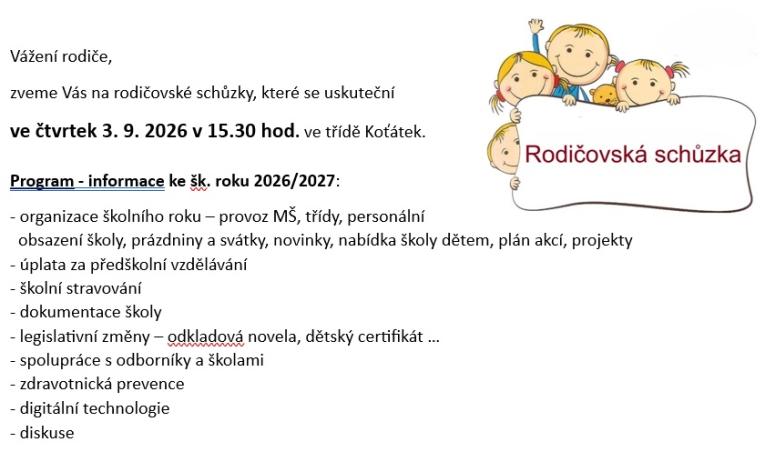 Rodičovské schůzky